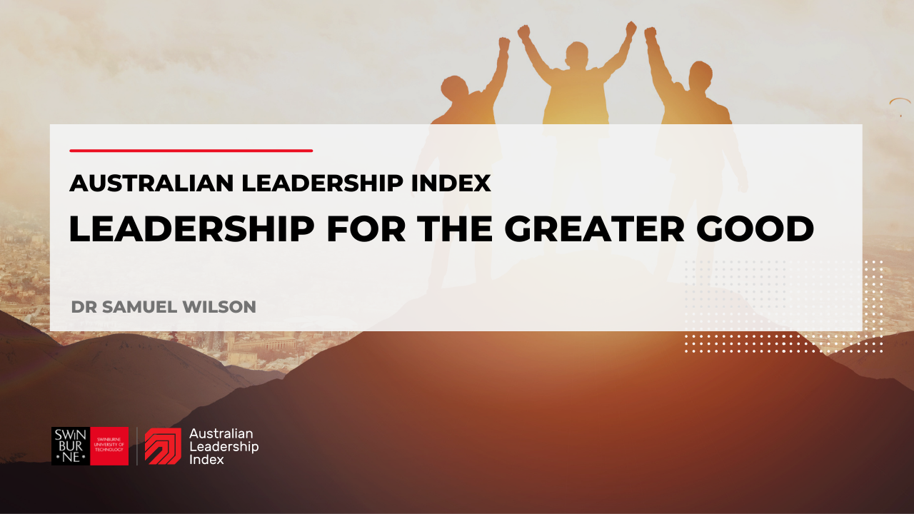 Leadership for the Greater Good Thumbnail